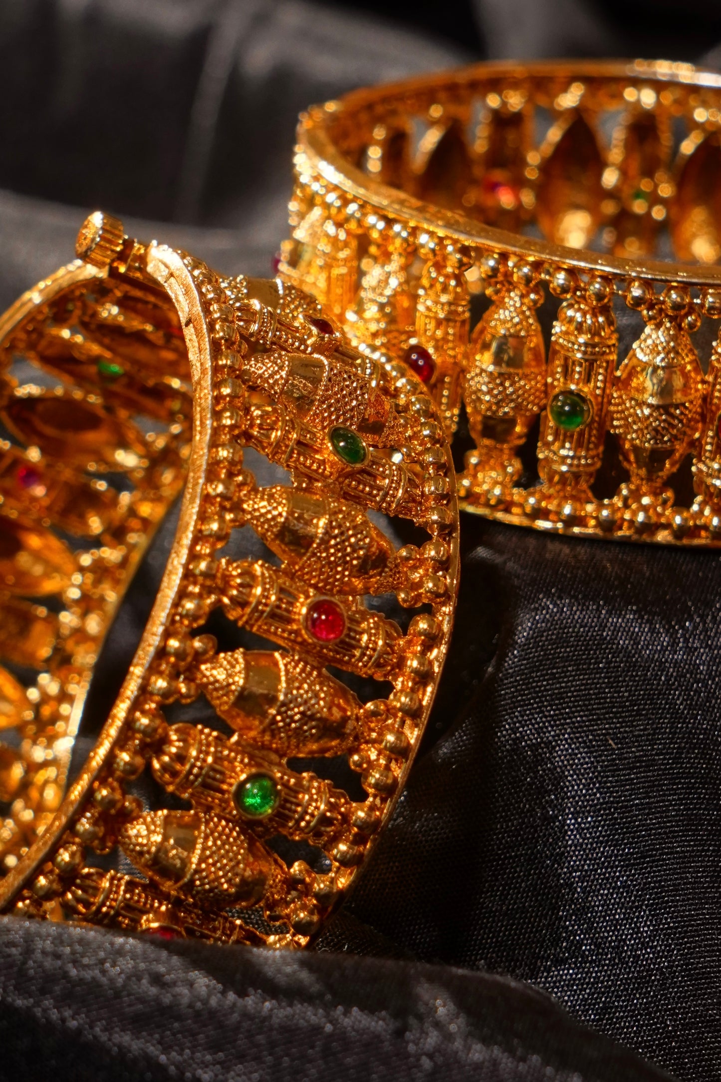 RAJKUMARI- Gold Kangans (Set of 2)