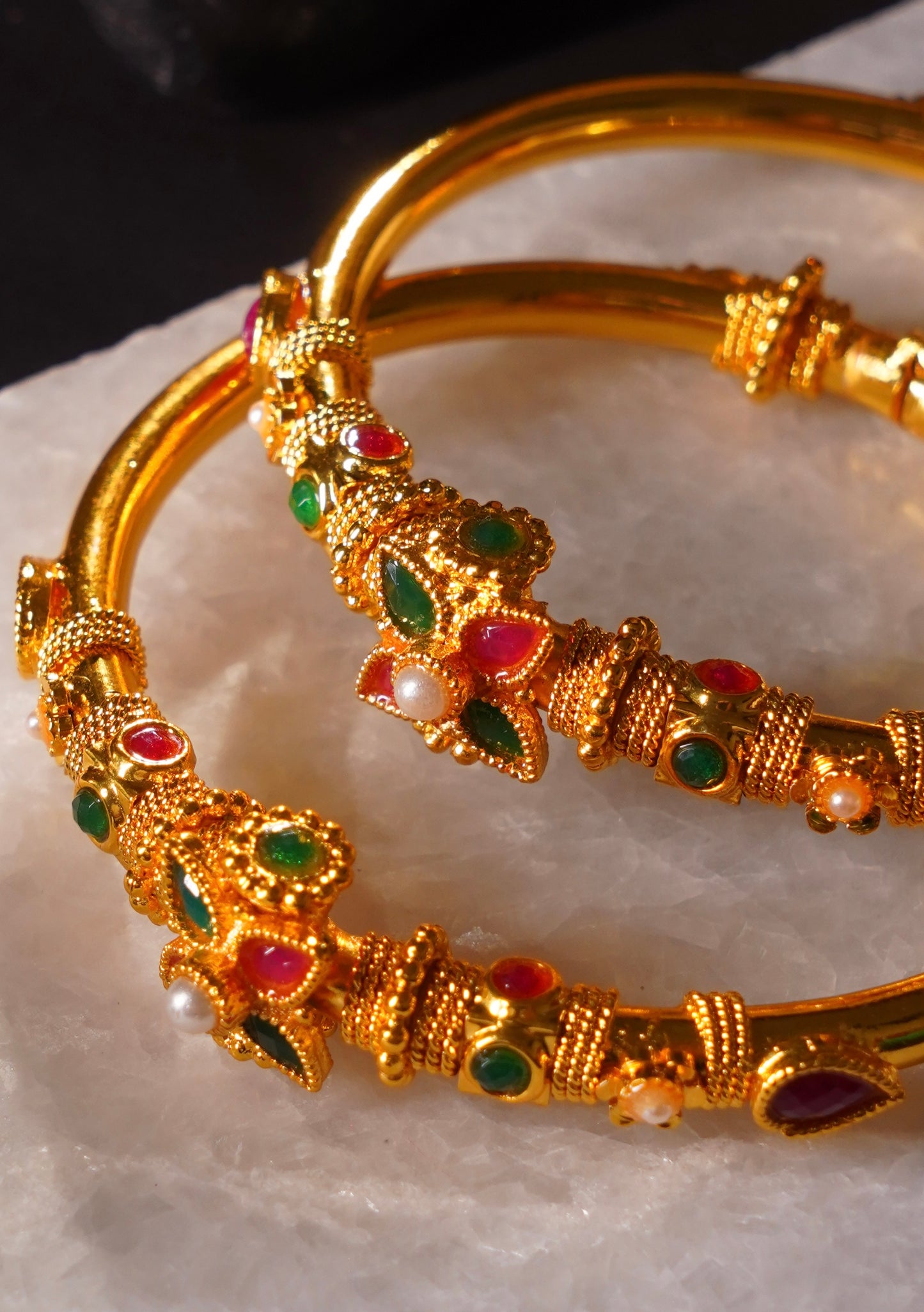 MEHAK- Golden Kadas (Set of 2)