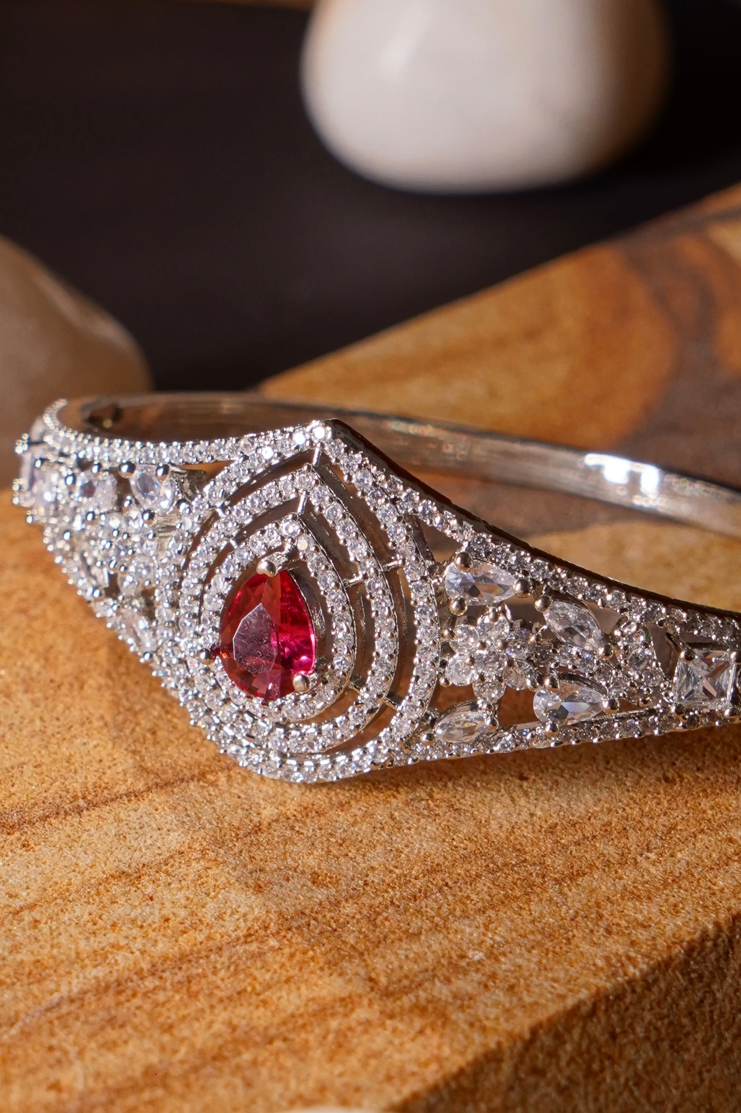 RUBAB- Silver AD Bracelet (Single)