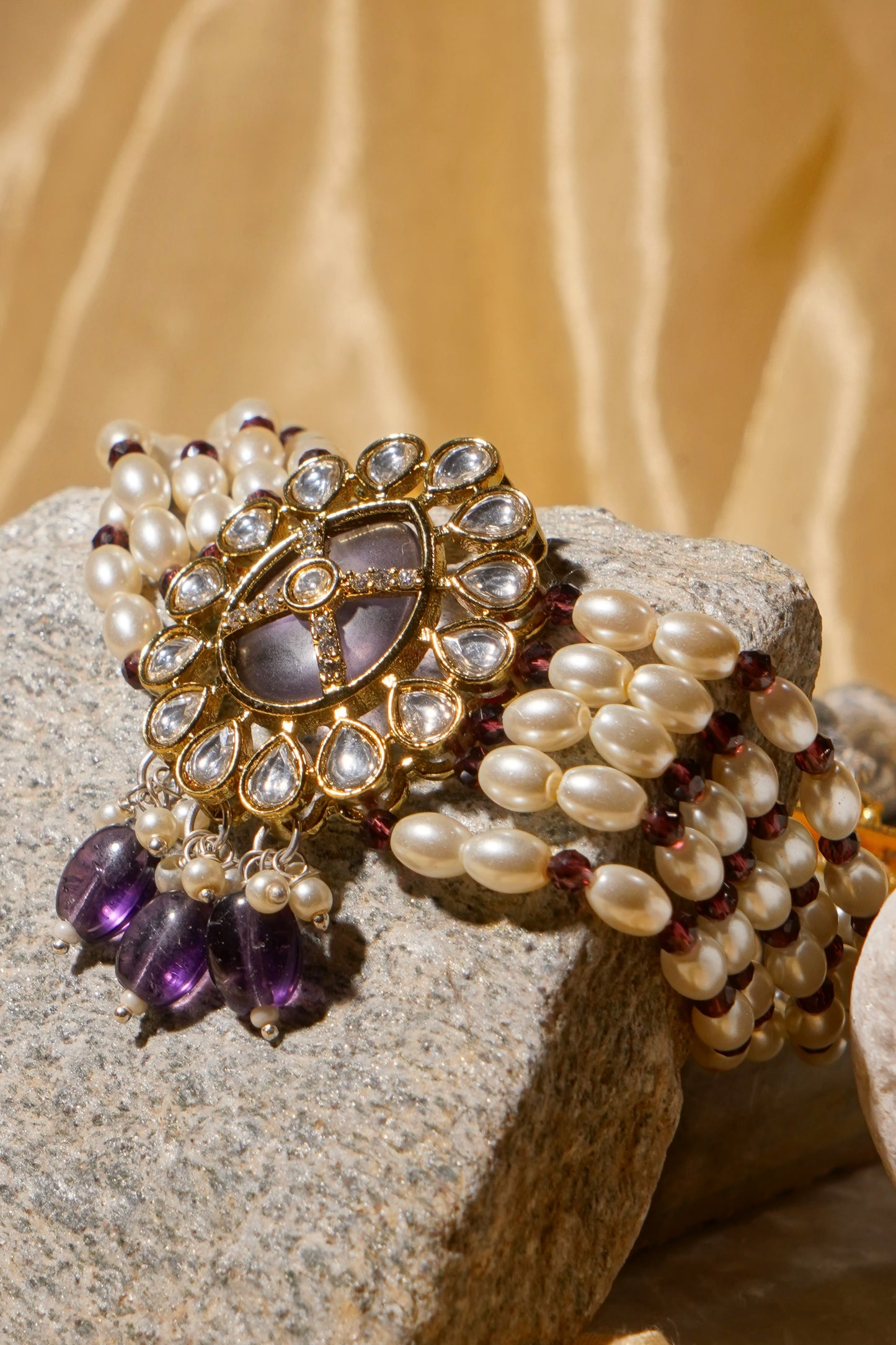 AYESHA- Kundan & Moissanite Choker Set