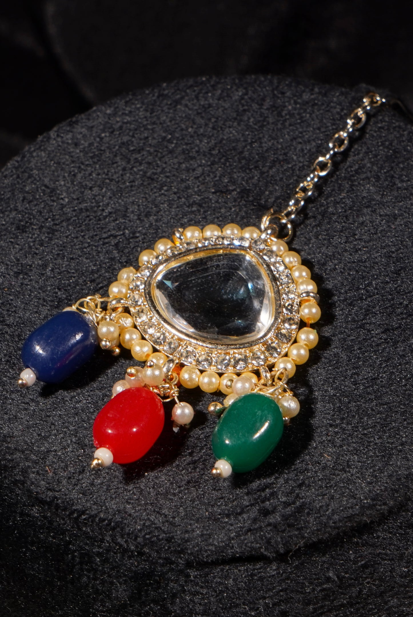 SANIYA- Gold Plated Polki Set