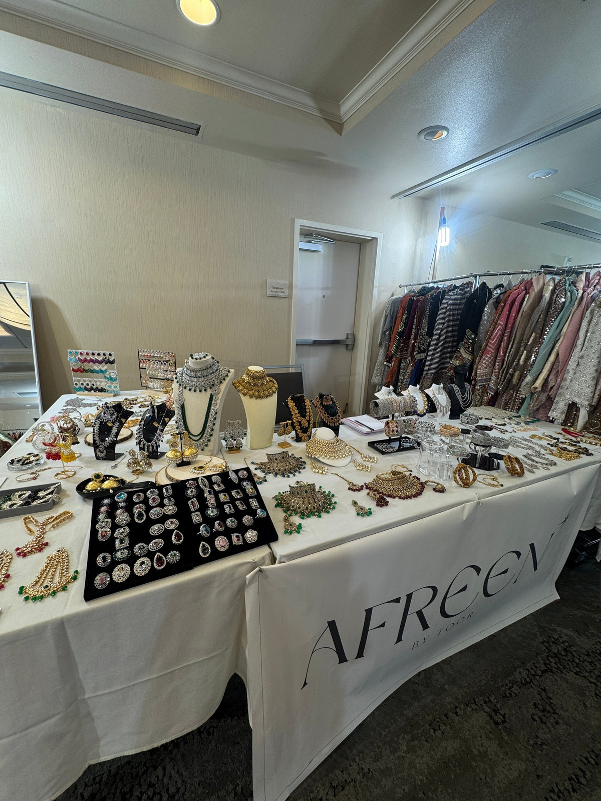 Ashmeen Kaur at the AFREEN by toor booth, Manteca Punjabi Fair