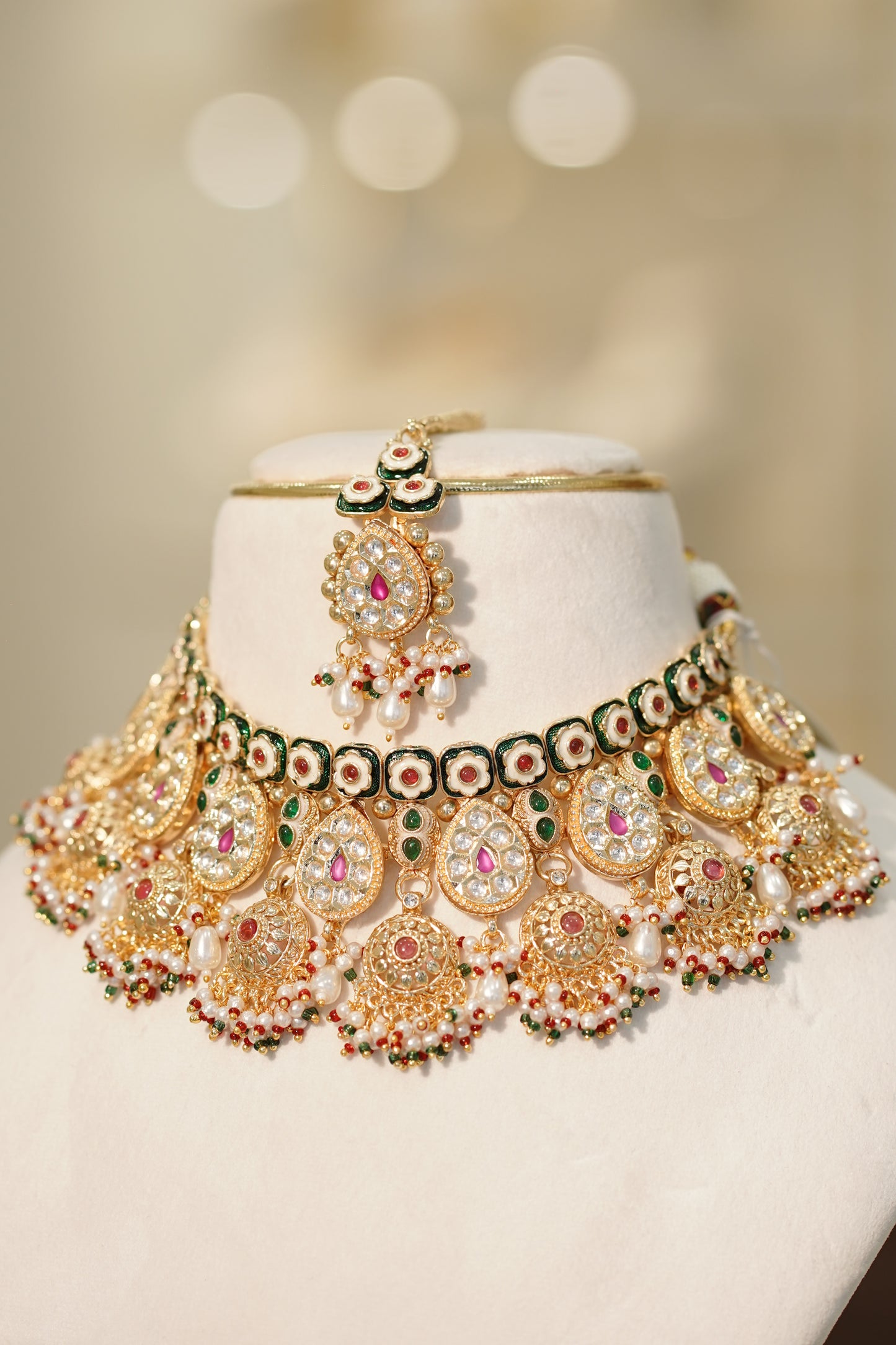 EKNOOR Necklace Set, view 2 — AFREEN by toor