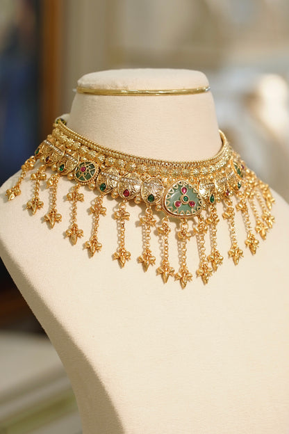 SEHAJ Necklace Set, view 2 — AFREEN by toor
