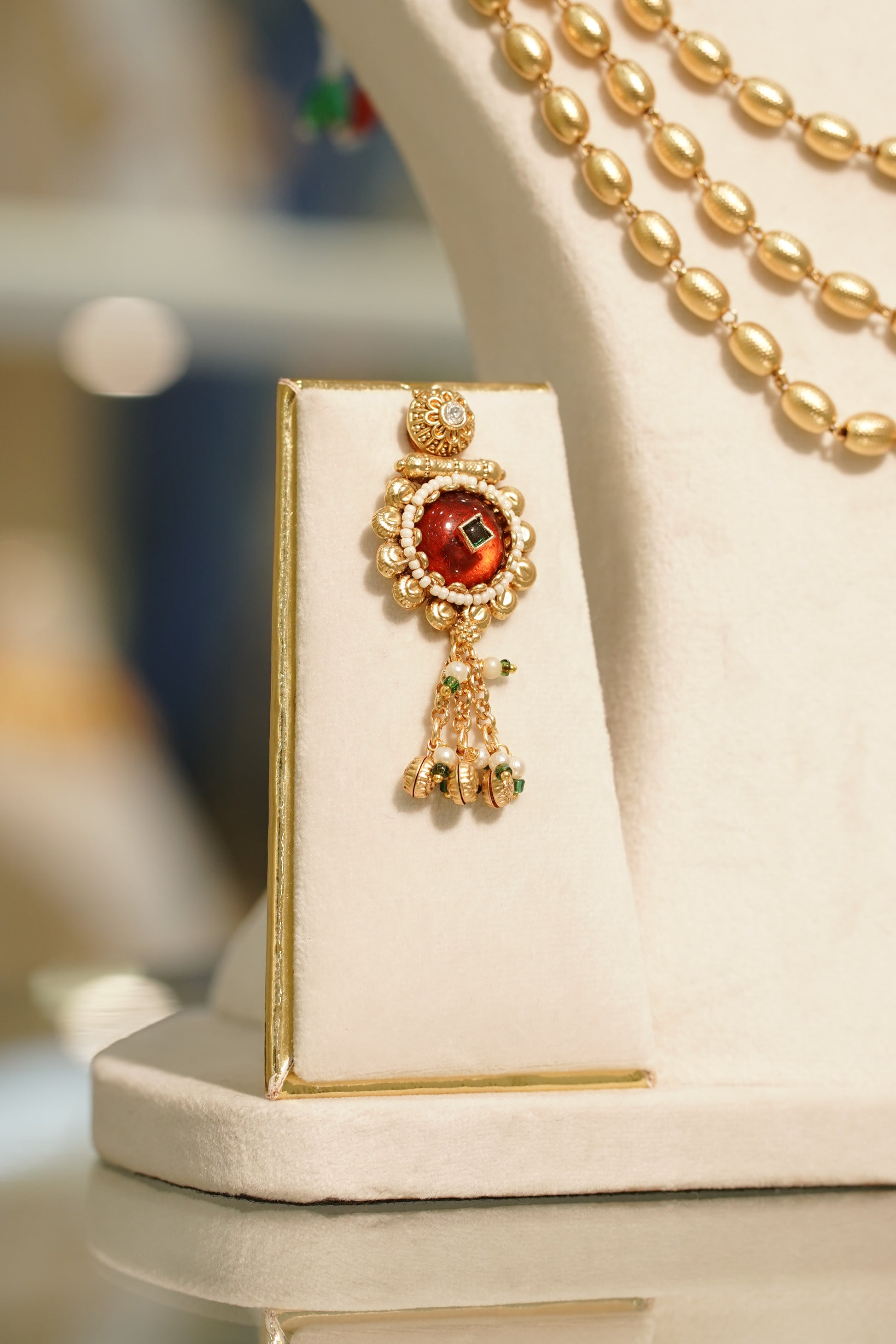 GULAB Necklace Set, view 2 — AFREEN by toor