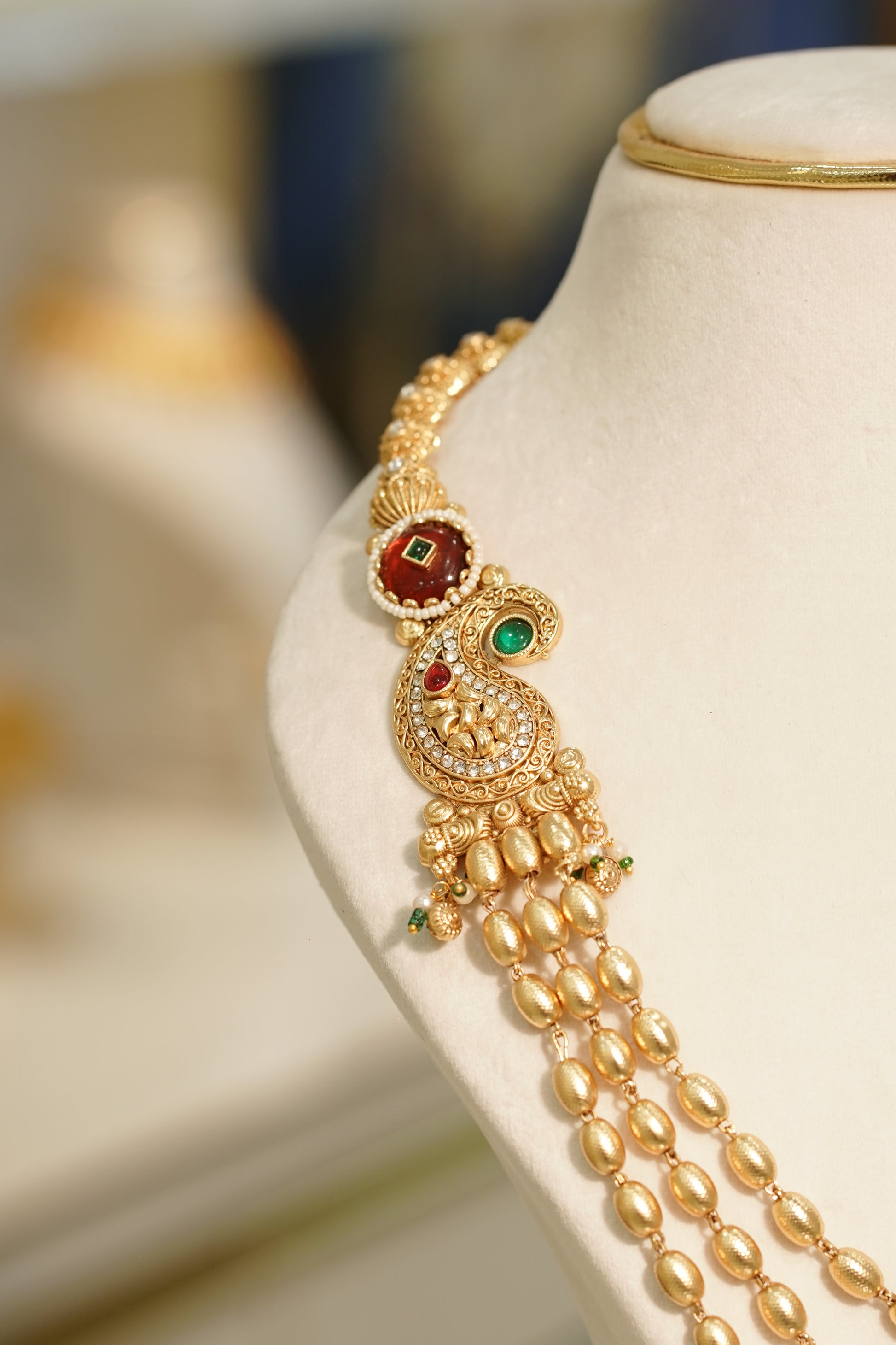 GULAB Necklace Set, view 4 — AFREEN by toor