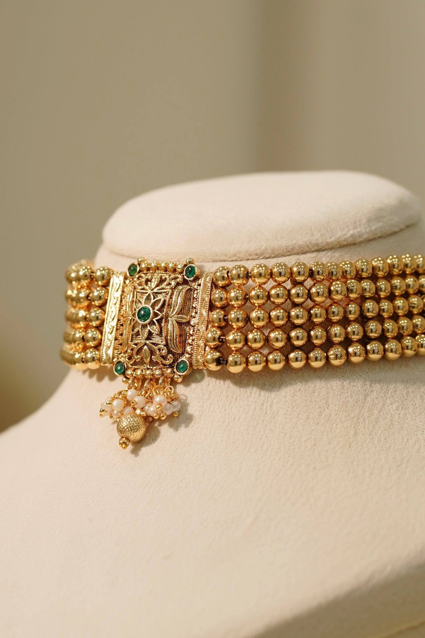 SHREYA Choker Set, view 3 — AFREEN by toor