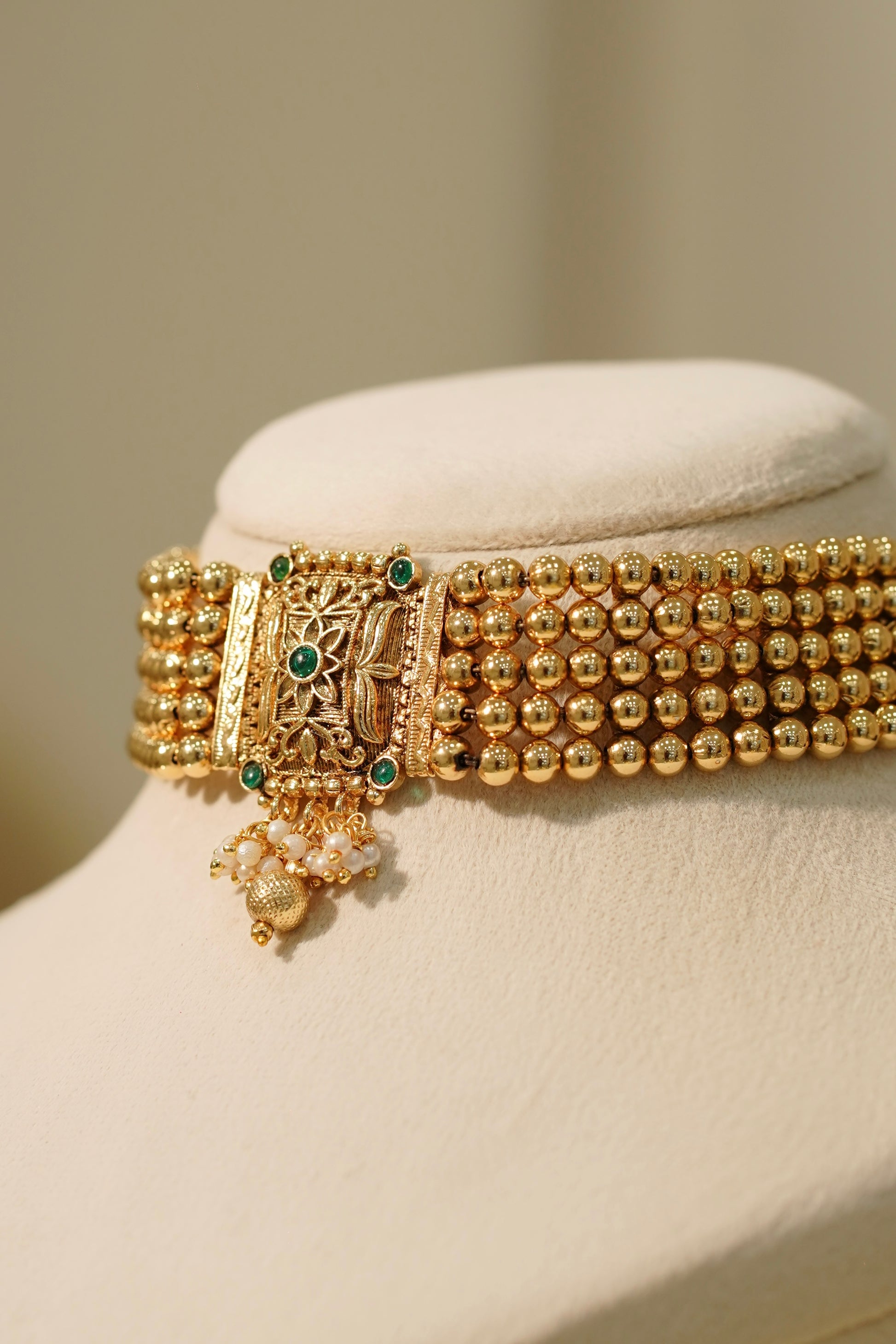 SHREYA Choker Set, view 3 — AFREEN by toor