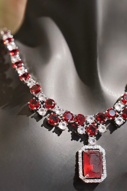 ROOP- AD Diamanté Necklace Set