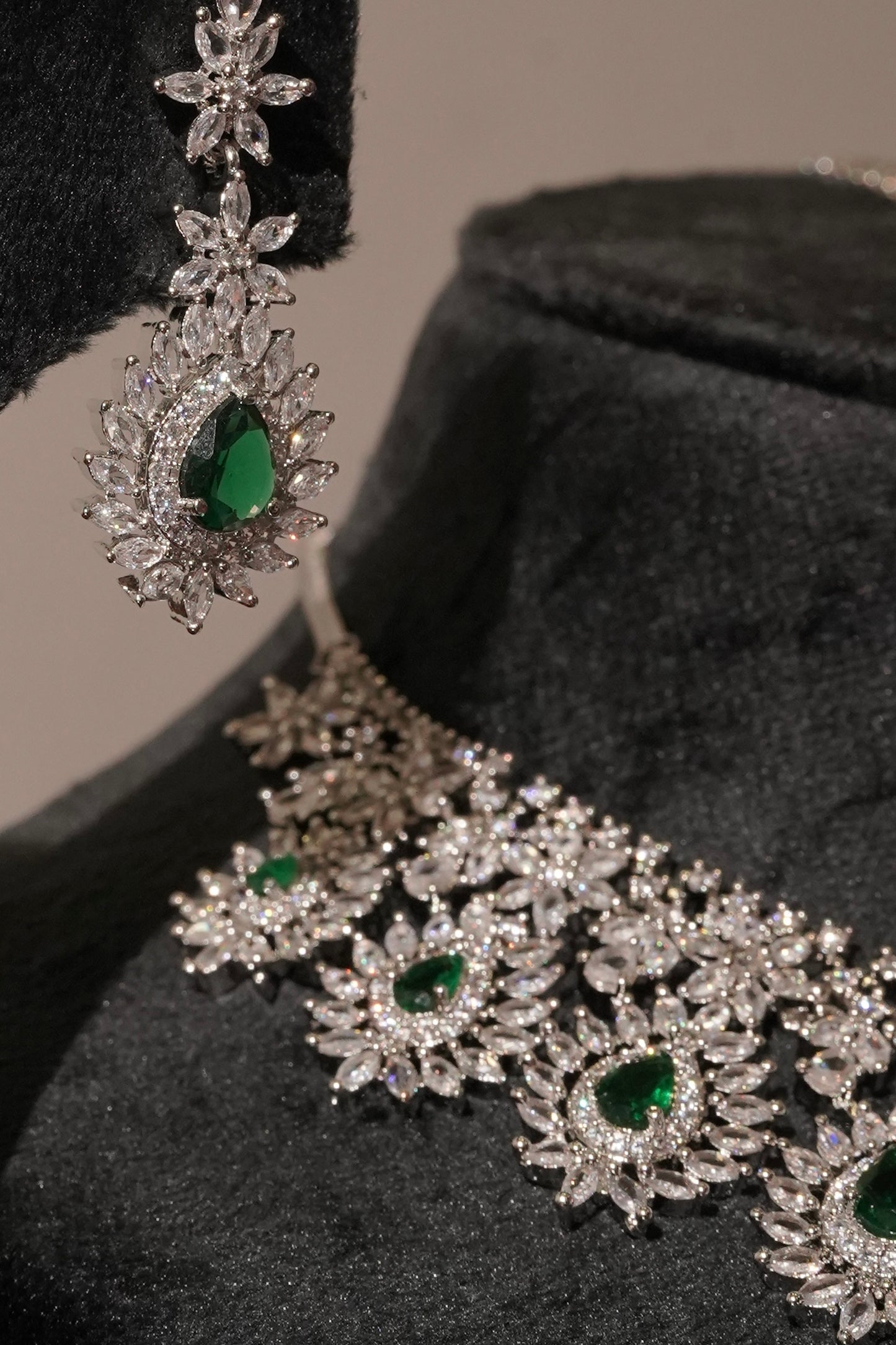 LINA- Diamanté Accent Necklace Set