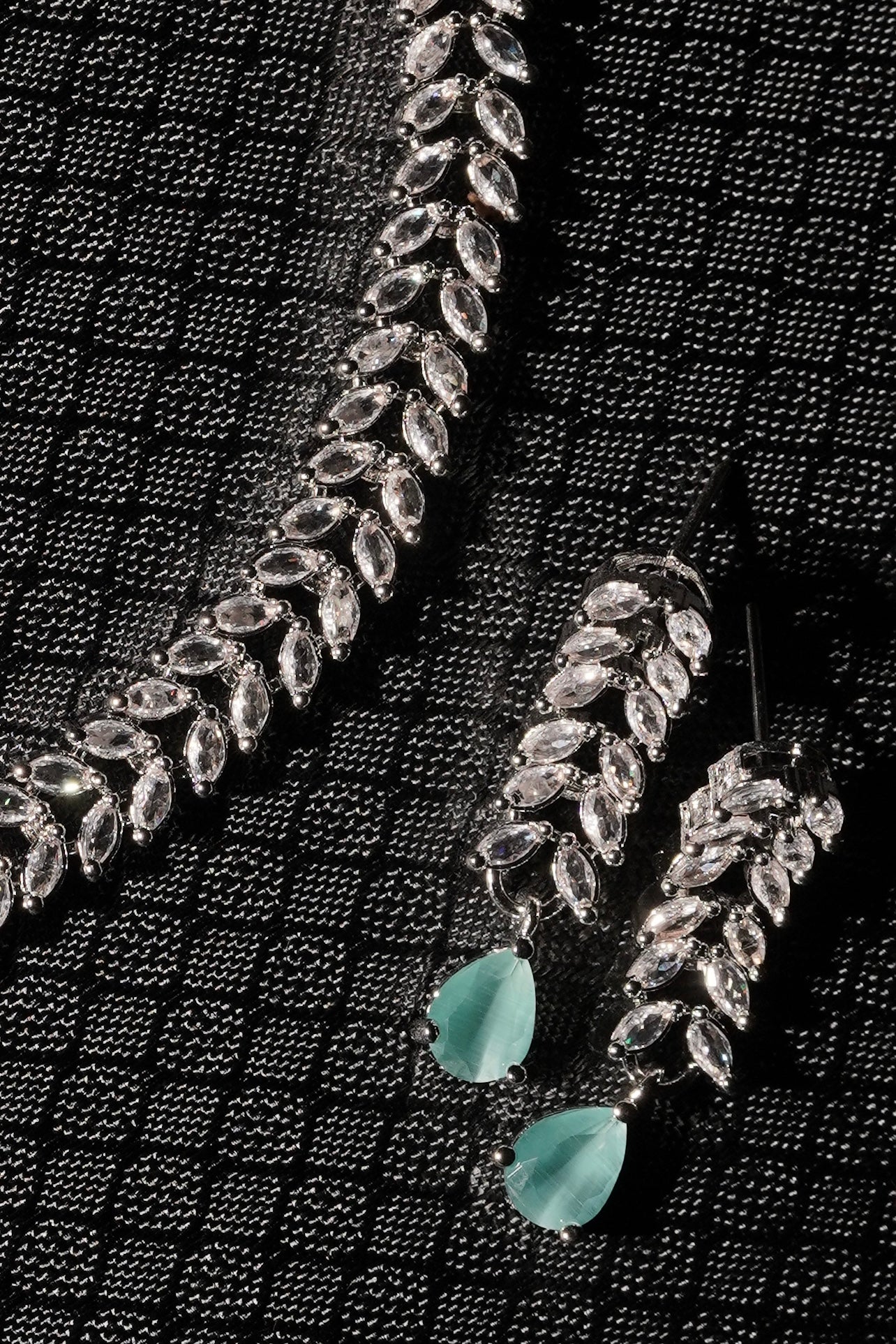 ROSE- AD Diamanté Necklace Set