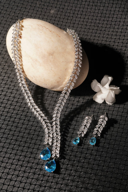 ROSE- AD Diamanté Necklace Set