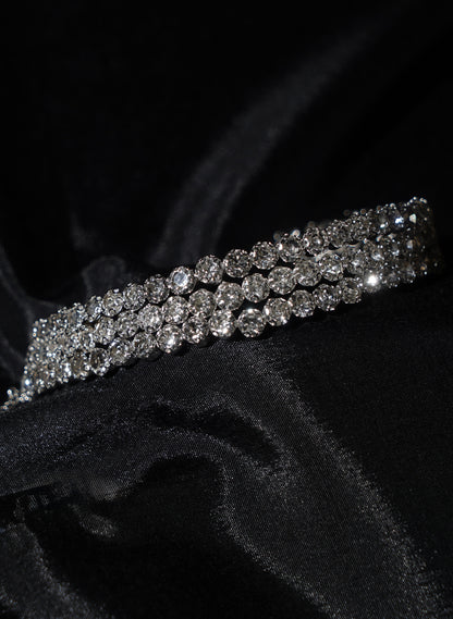 SIDRA- AD Diamanté Choker Necklace Set
