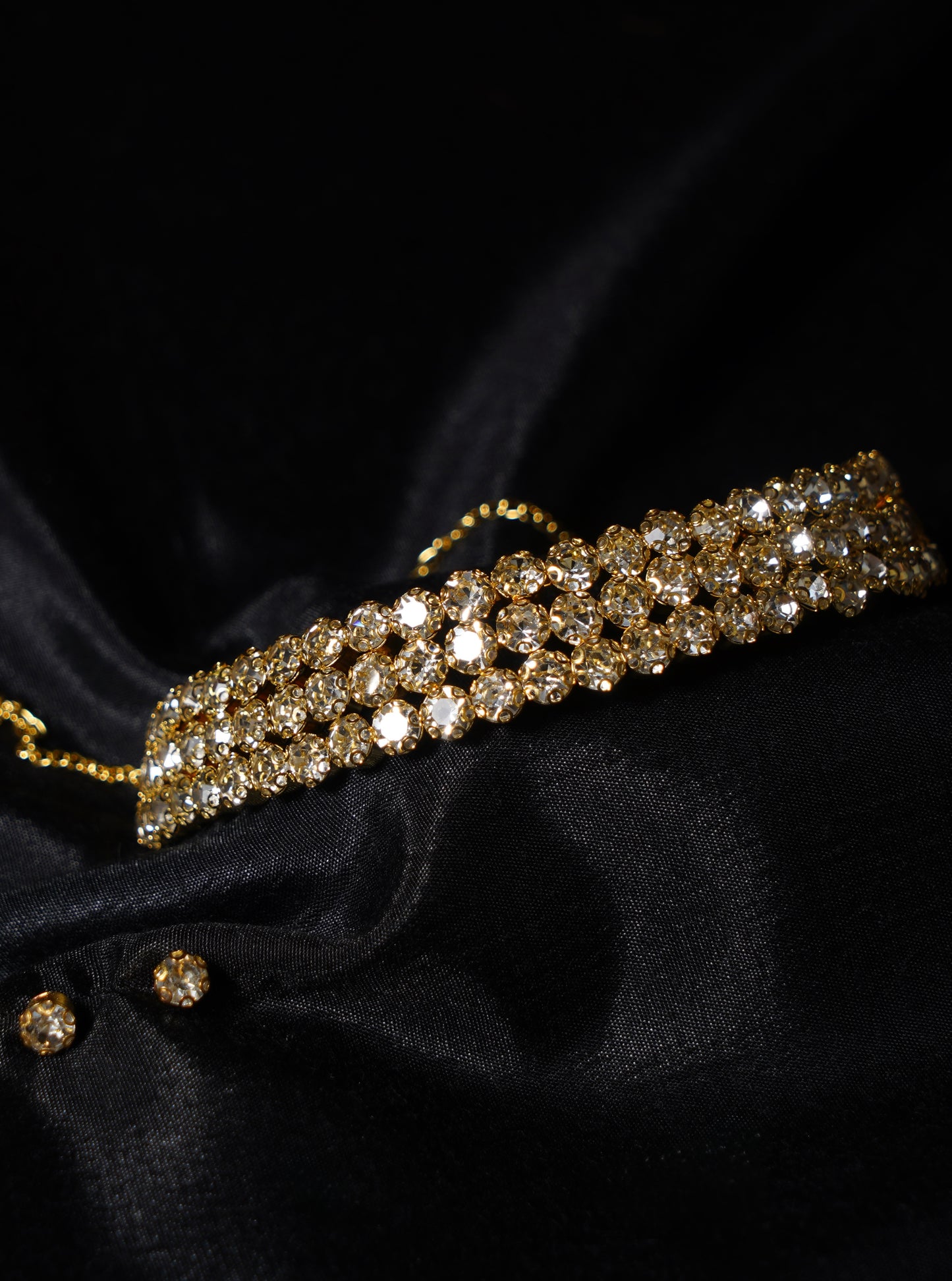 SIDRA- AD Diamanté Choker Necklace Set
