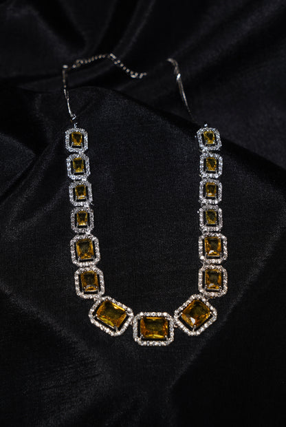 JOT- AD Diamanté Necklace Set