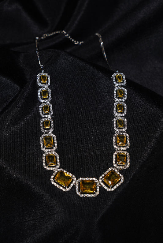 JOT- AD Diamanté Necklace Set