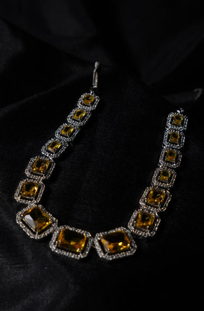 JOT- AD Diamanté Necklace Set