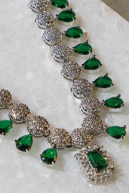 KASHI- AD Diamanté Necklace Set