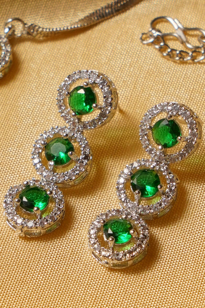 PAAK- AD Diamanté Necklace Set