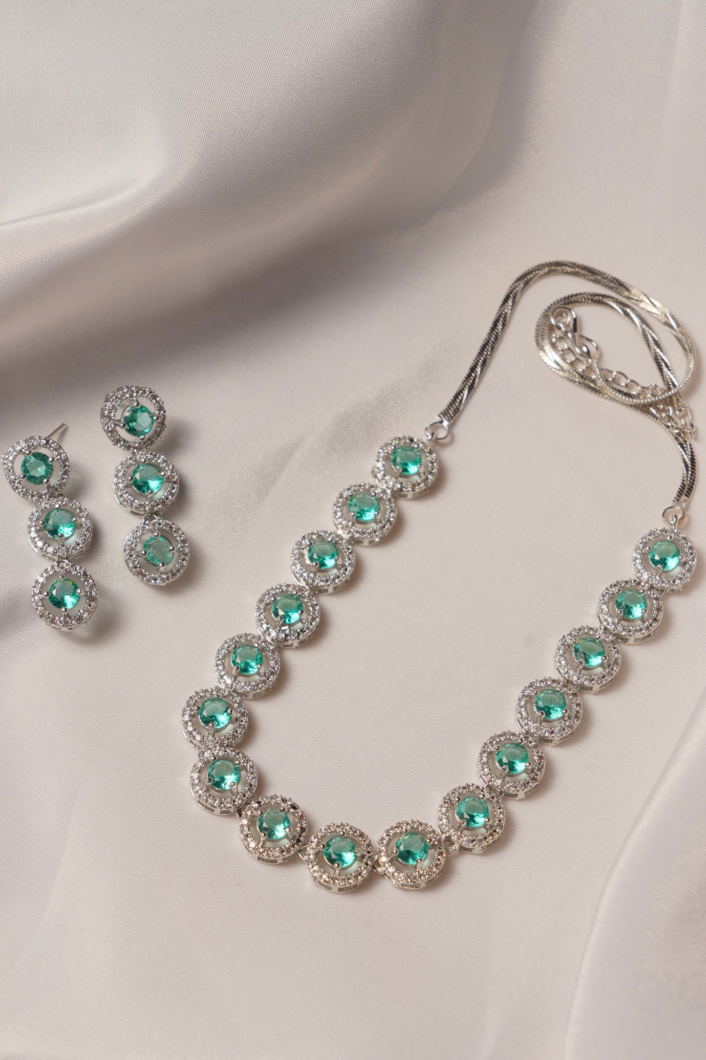 PAAK- AD Diamanté Necklace Set
