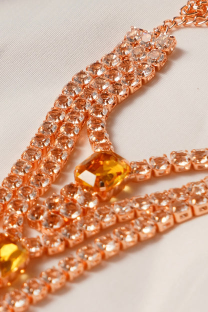 SABA- AD Diamanté Necklace Set