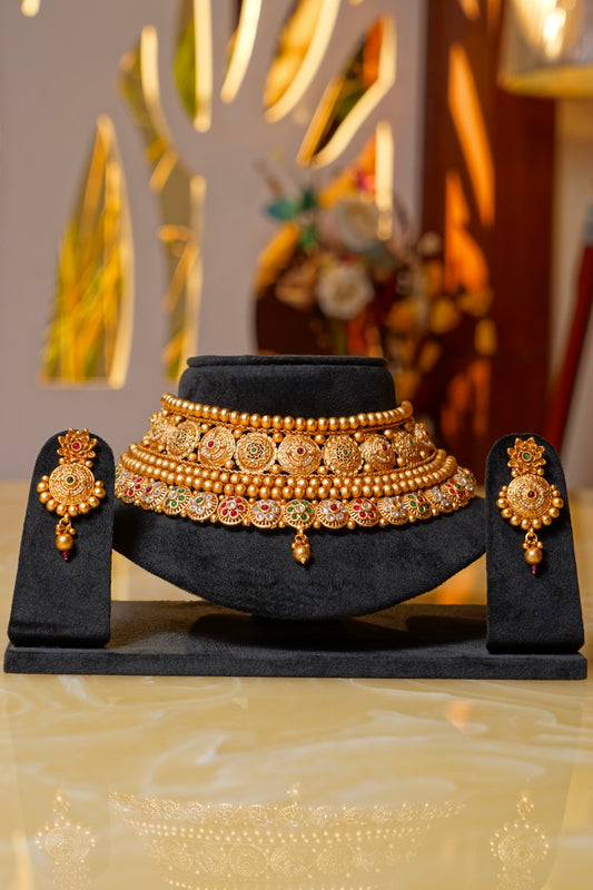GULNAAR- Antique Bridal Set