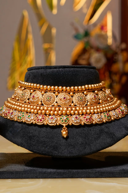 GULNAAR- Antique Bridal Set