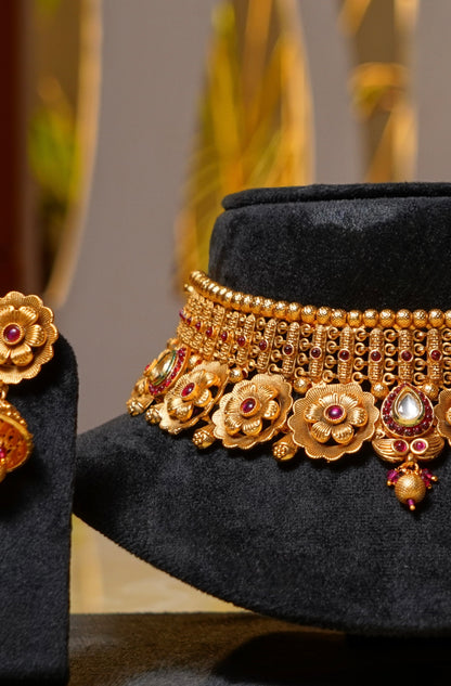 JUGNI- Antique Choker Set