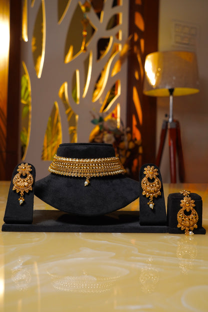 JOHAR- Antique Choker Set