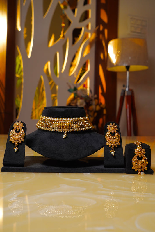 JOHAR- Antique Choker Set