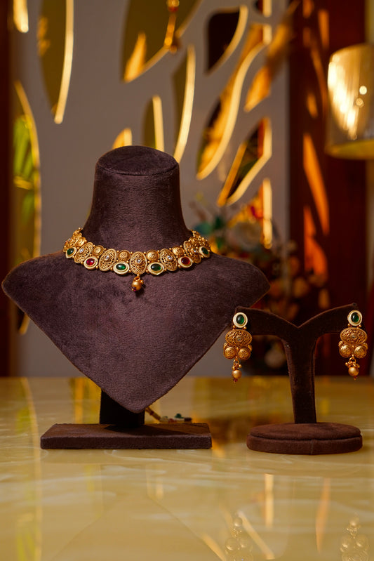 MAHI- Antique Choker Set