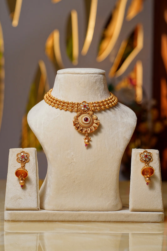 ROOHANI- Antique Choker Set