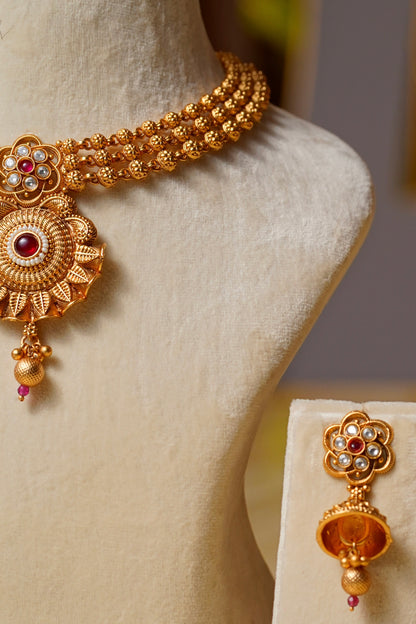 ROOHANI- Antique Choker Set