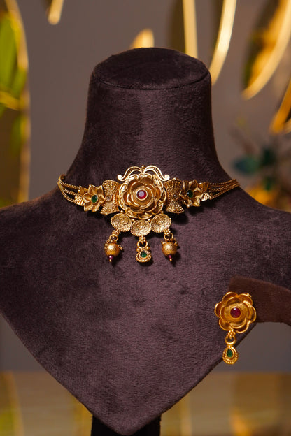 ROOHI- Antique Choker Set
