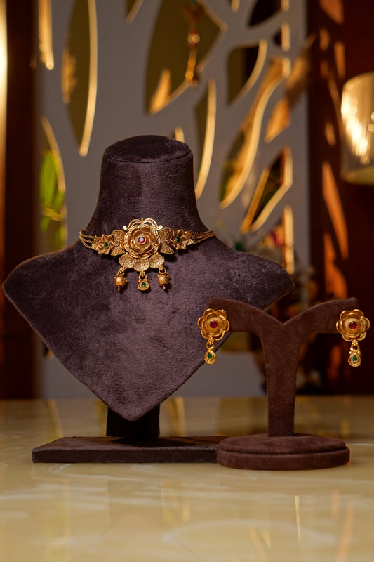 ROOHI- Antique Choker Set