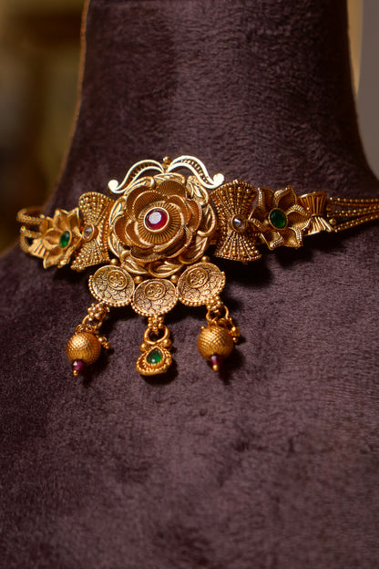 ROOHI- Antique Choker Set
