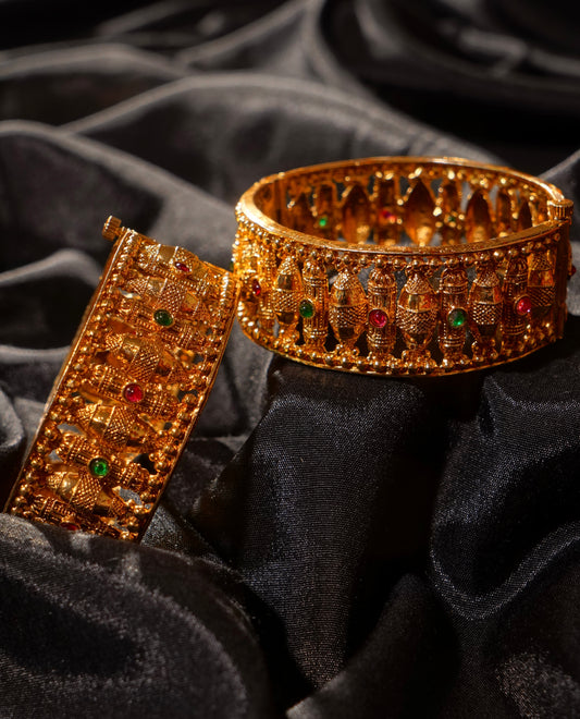 RAJKUMARI- Gold Kangans (Set of 2)
