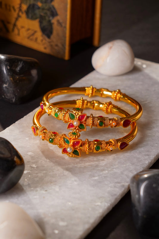 MEHAK- Golden Kadas (Set of 2)