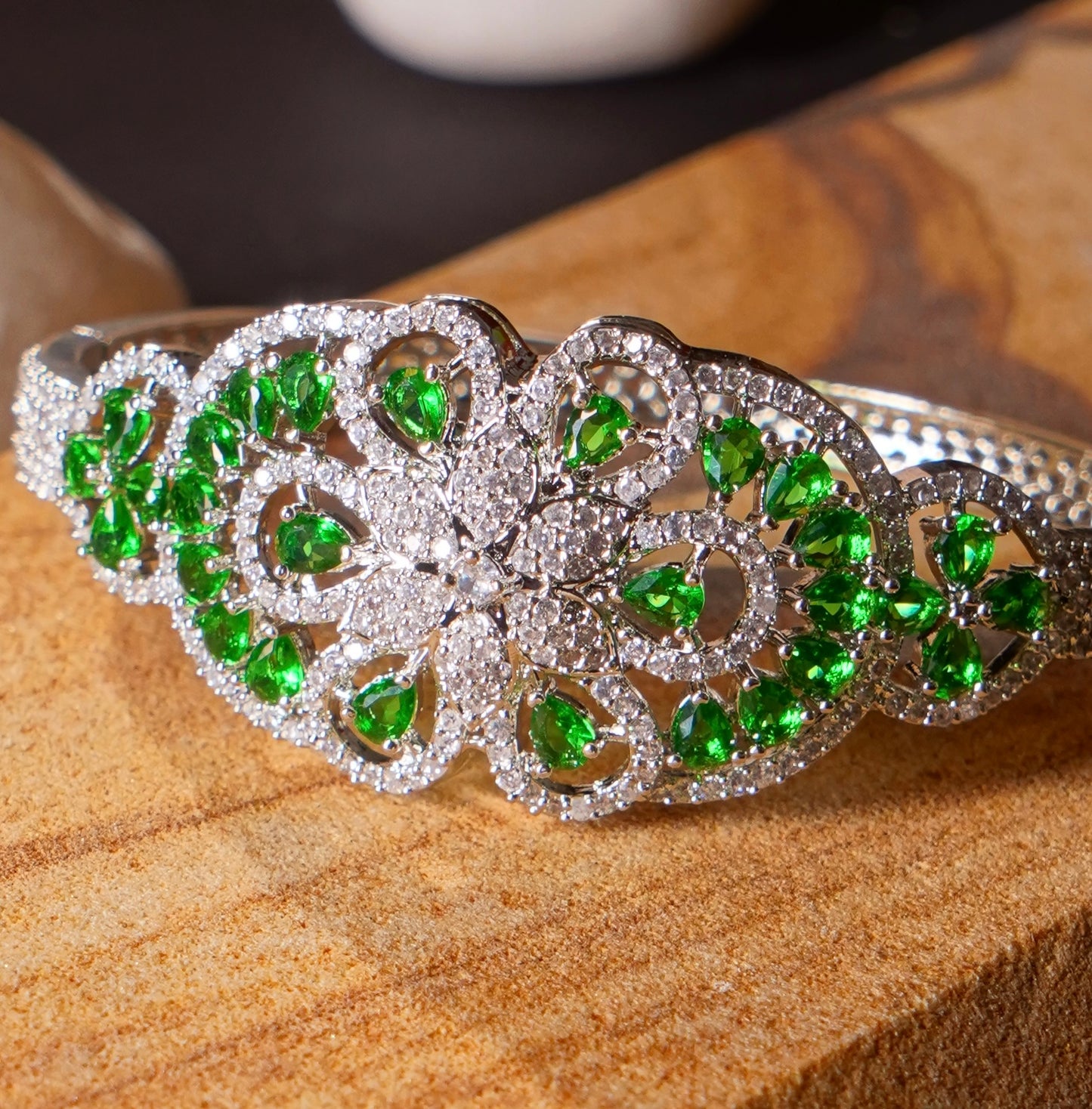 ROSHNI- Silver AD Bracelet (Single)