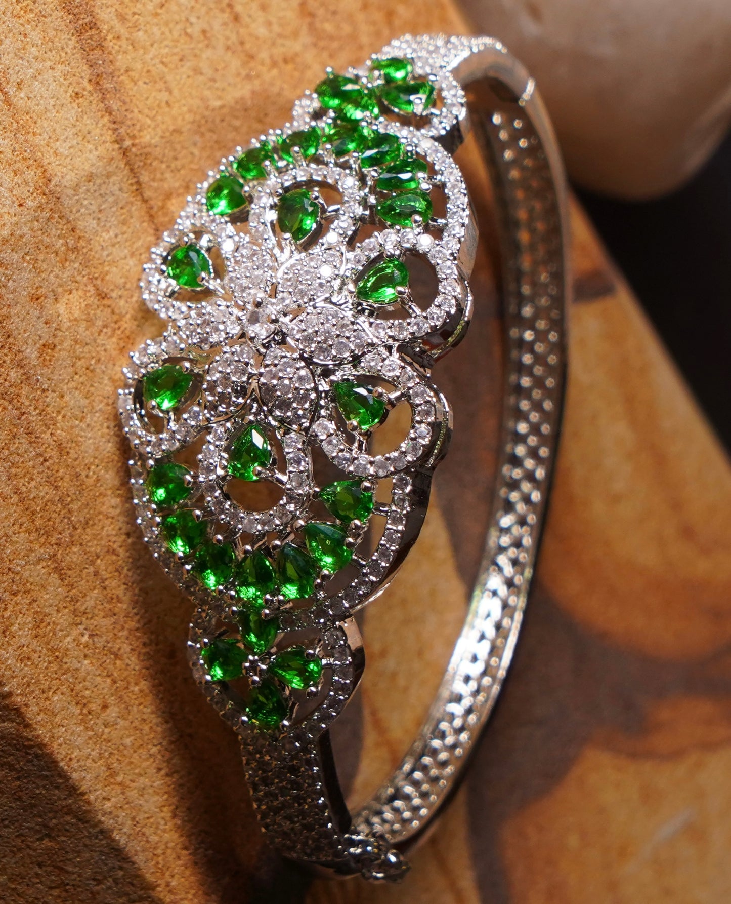 ROSHNI- Silver AD Bracelet (Single)