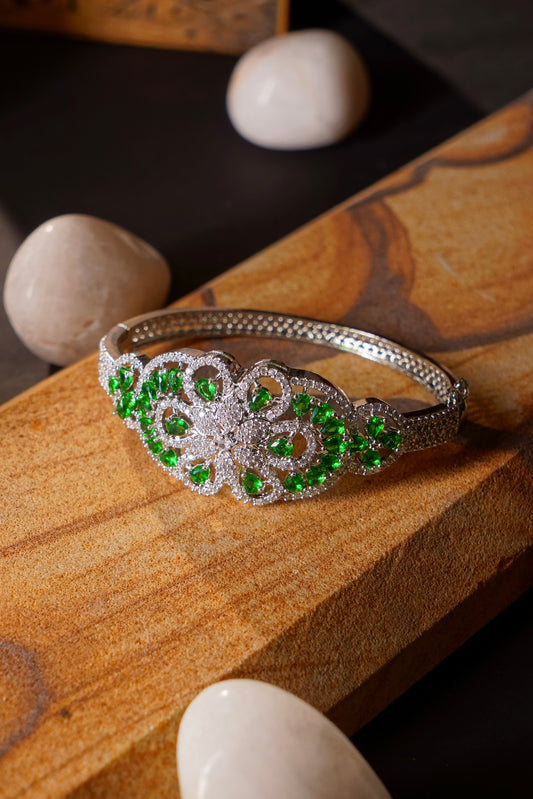 ROSHNI- Silver AD Bracelet (Single)