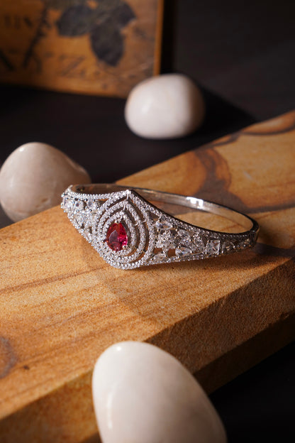 RUBAB- Silver AD Bracelet (Single)