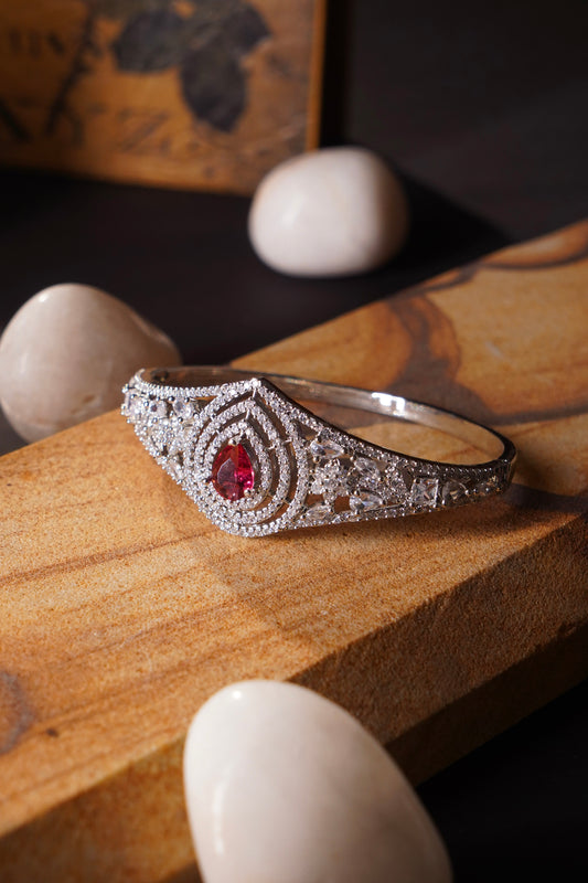 RUBAB- Silver AD Bracelet (Single)
