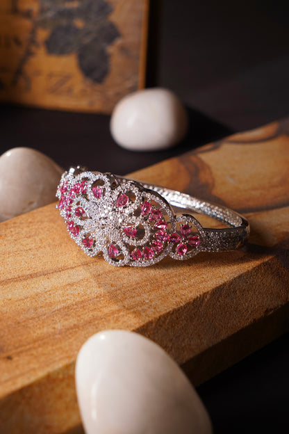 ROSHNI- Silver AD Bracelet (Single)