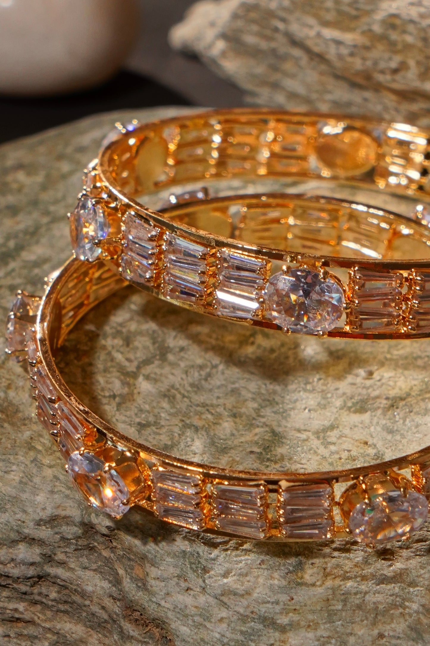 HEER- Lavish Diamond Bangles (Set of 2)