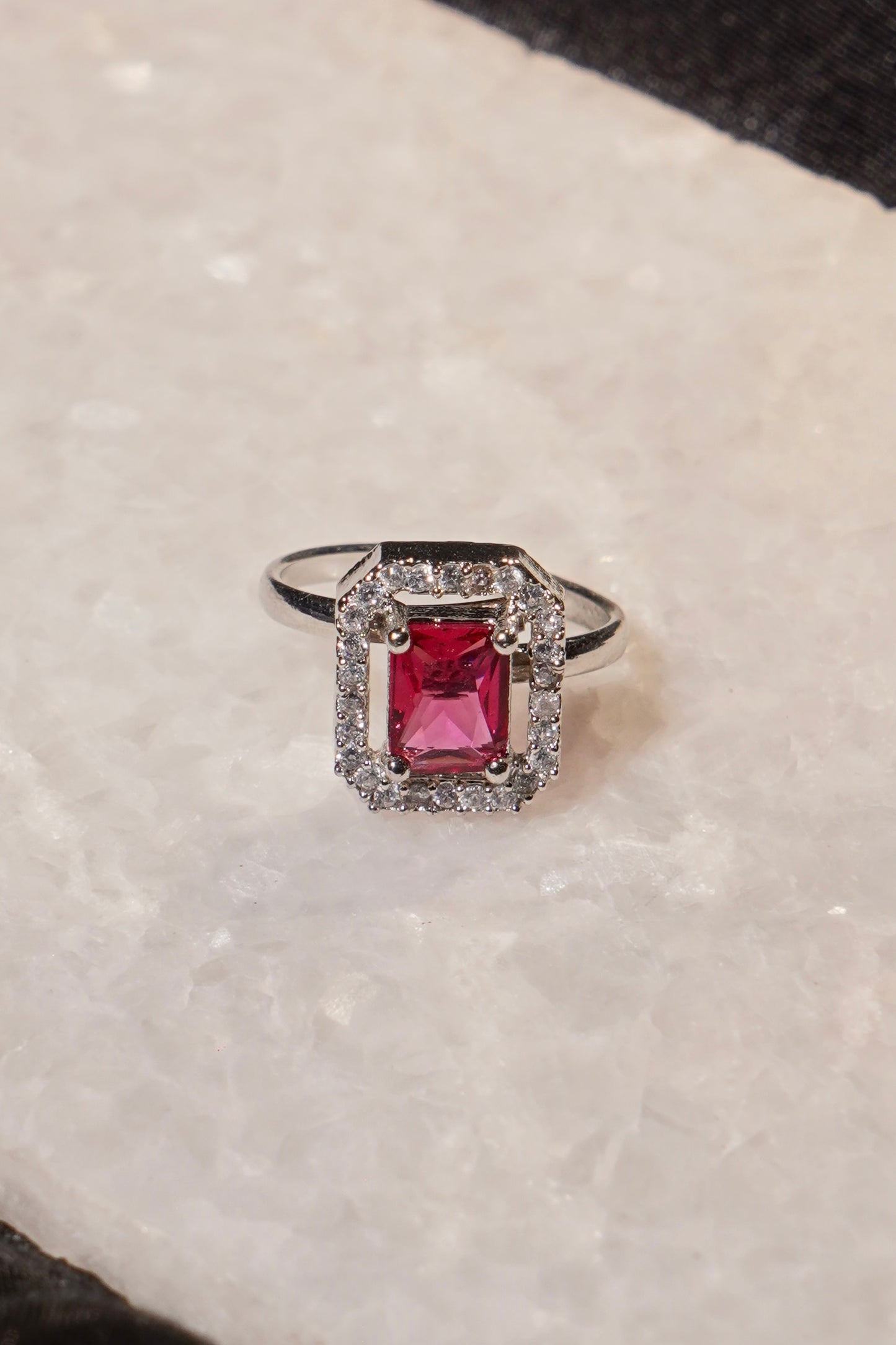 MARIAM- Square Adjustable AD Ring