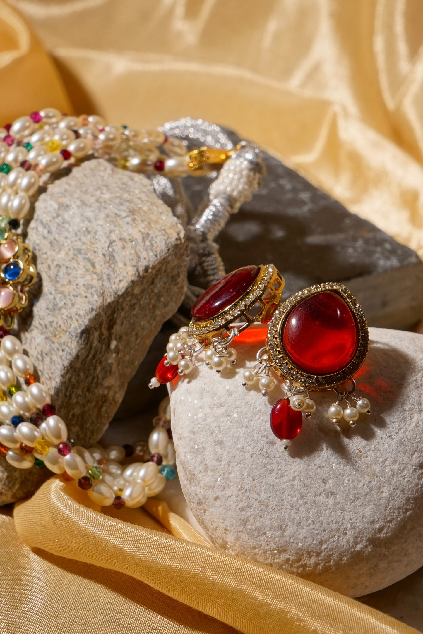 AYESHA- Kundan & Moissanite Choker Set