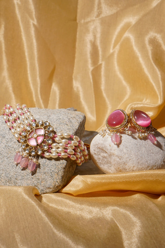 AYESHA- Kundan & Moissanite Choker Set