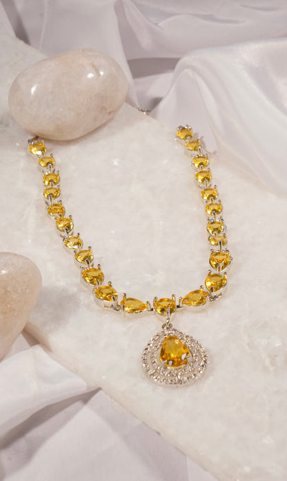 NADIA- AD Diamanté Necklace Set