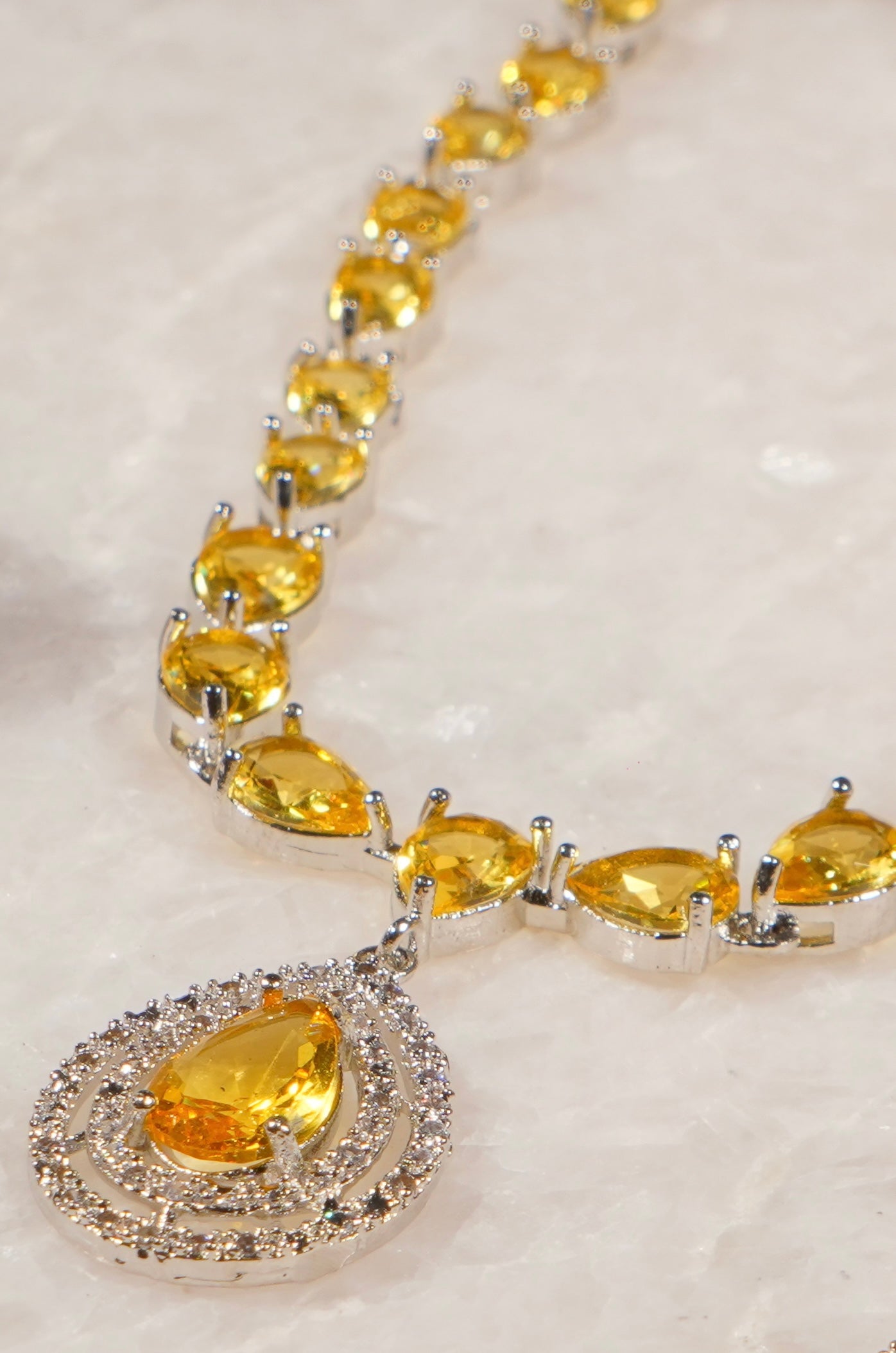 NADIA- AD Diamanté Necklace Set